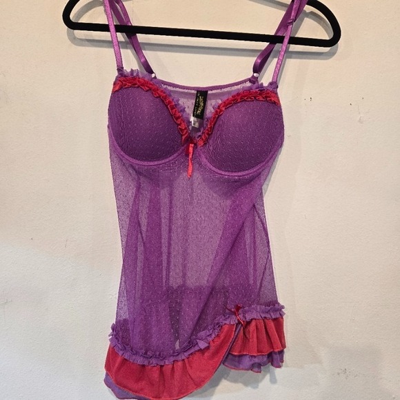 Lingerie Solutions Other - Just Sexy Lingerie Camisole Bodice Purple and Pink
